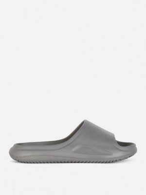 Primark Platform Pool Badeslippers Heren Grijs | Nederland 51274-ZROM