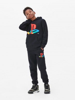 Primark PlayStation Original Logo Hoodie Jongens Zwart | Nederland 90754-OYLG