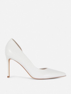 Primark Pointy Stiletto Court Heels Hakken Schoenen Dames Wit | Nederland 46102-ICXE