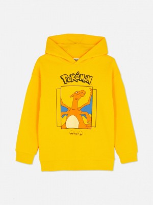 Primark Pokémon Charizard Hoodie Jongens Mosterdgeel | Nederland 35294-PMFO