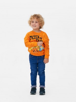 Primark Pokémon Halloween Sweatshirt Jongens Oranje | Nederland 52364-ARVP