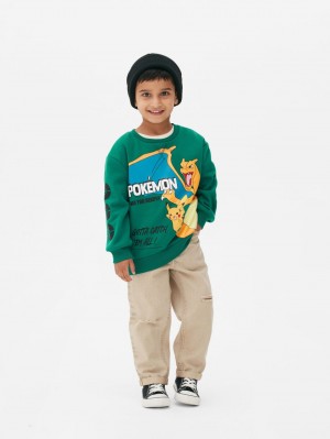 Primark Pokémon Starter Evolutions Sweatshirt Jongens Groen | Nederland 73169-YJBA