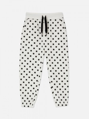Primark Polka Dot Joggingbroeken Meisjes Wit Zwart | Nederland 48016-VLQE