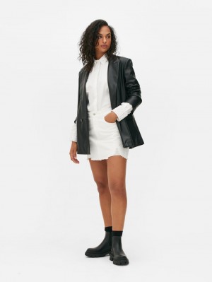 Primark Poplin Stud Overhemd Dames Wit | Nederland 94785-BDQO