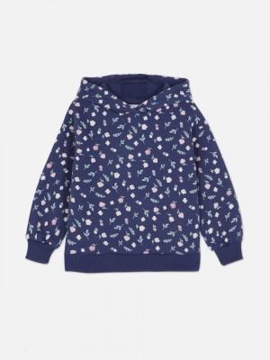 Primark Printed Hoodie Meisjes Donkerblauw | Nederland 86213-BVDU