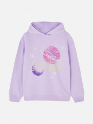 Primark Printed Hoodie Meisjes Paars | Nederland 76349-ONXE