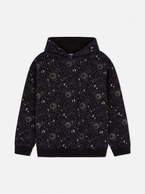Primark Printed Hoodie Meisjes Zwart | Nederland 13869-HCJF