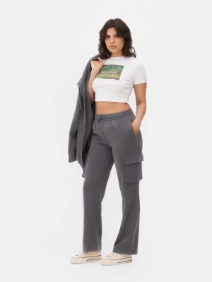 Primark Rechtdoor Leg Cargo Joggingbroeken Dames Grijs | Nederland 85402-NZGW