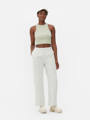 Primark Rechtdoor Leg Pintuck Joggingbroeken Dames Grijs | Nederland 06935-DREA