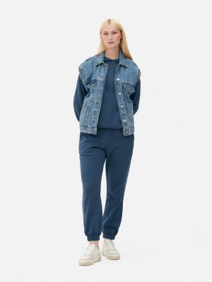 Primark Regular Fit Joggingbroeken Dames Donkerblauw | Nederland 73120-VYCZ