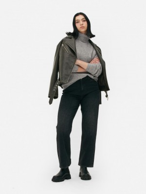 Primark Relaxed Fit Roll Neck Truien Dames Grijs | Nederland 78531-ZBUX