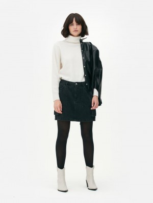 Primark Relaxed Fit Roll Neck Truien Dames Wit | Nederland 82416-JVXI