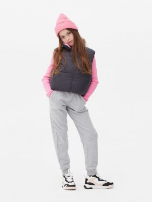 Primark Reversible Gewatteerd Gilet Jas Meisjes Roze | Nederland 50289-FRLT