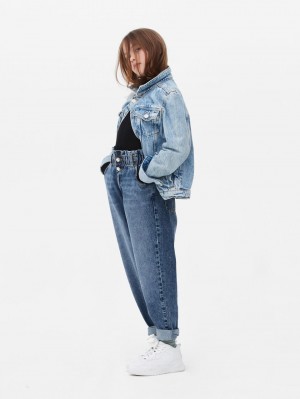 Primark Rhinestone Buttoned Jeans Meisjes Blauw | Nederland 94287-ORBS