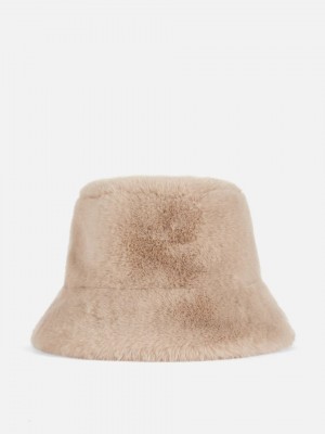 Primark Rita Ora Faux Fur Bucket Hoeden Dames Beige | Nederland 16348-RGQI