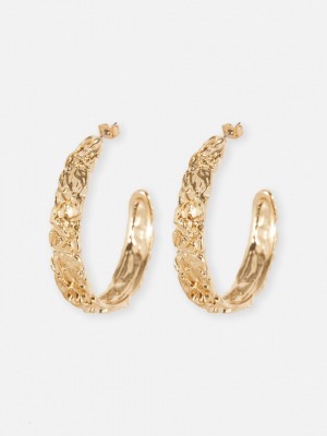 Primark Rita Ora Molten Large Hoops Oorbellen Dames Geel | Nederland 41623-TEPK