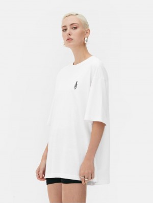 Primark Rita Ora Oversized T-shirts Dames Wit | Nederland 72158-WPOX