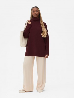 Primark Roll Neck Truien Dames Bordeaux | Nederland 82607-FSDJ