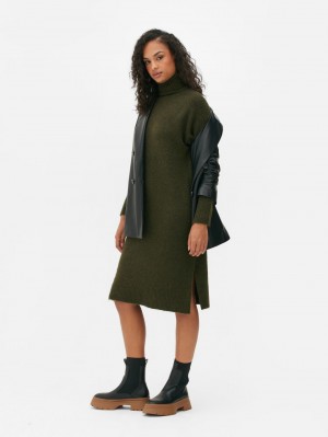Primark Roll Neck Truien Dames Olijfgroen | Nederland 13042-SQYF