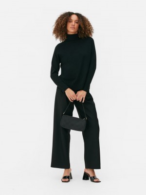 Primark Roll Neck Truien Dames Zwart | Nederland 34876-SIRP
