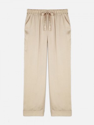 Primark Satin Pajama Bottoms Pyjama Dames Beige | Nederland 26081-URTM