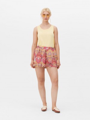 Primark Scoop Neck Tanktop Dames Geel | Nederland 51783-CKWY