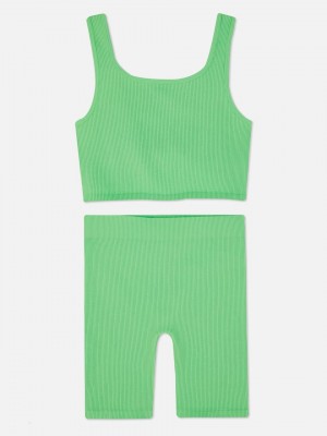 Primark Seamfree Co-ord Set Overall Meisjes Groen | Nederland 69521-SQLB