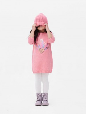 Primark Sequinned and Tights Set Truien Meisjes Roze | Nederland 02945-OXJA