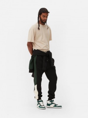 Primark Side Stripe Joggingbroeken Heren Zwart | Nederland 64517-FGSL