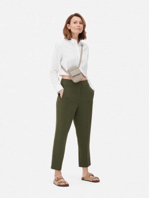 Primark Slim Fit Broek Dames Olijfgroen | Nederland 98234-FXIU
