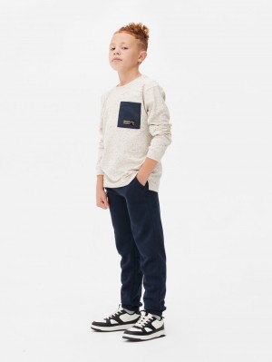 Primark Speckled Contrast Pocket T-shirts Jongens Wit | Nederland 49356-LTOW