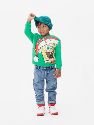 Primark SpongeBob SquarePants Christmas Sweatshirt Jongens Groen | Nederland 73418-TJQK