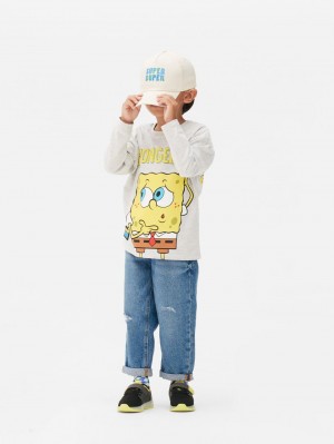 Primark SpongeBob SquarePants Long Sleeve Top Broek Jongens Grijs | Nederland 28071-KTMZ