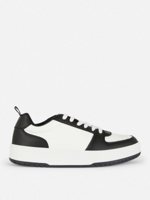 Primark Sportieve Low Tops Sneakers Dames Zwart Wit | Nederland 18907-FBNZ