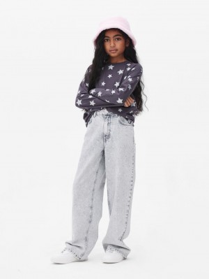 Primark Star Print Long Sleeve T-shirts Meisjes Grijs | Nederland 61097-XIGL