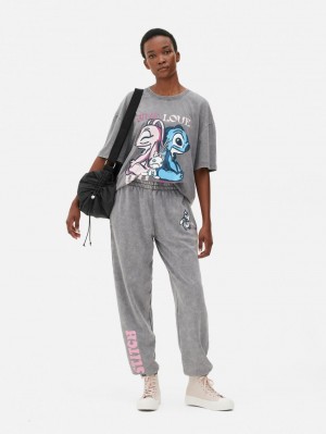 Primark Stitch Set Joggingbroeken Dames Grijs | Nederland 16430-LTXM
