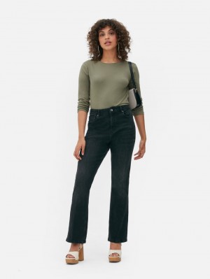 Primark Stretch Long Sleeve T-shirts Dames Olijfgroen | Nederland 02385-DTNV