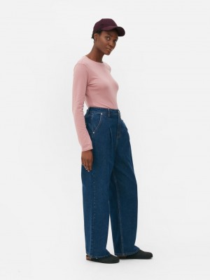 Primark Stretch Long Sleeve T-shirts Dames Roze | Nederland 87514-VGZS