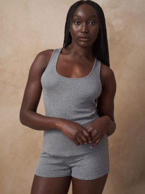 Primark Stretch Pajama Pyjama Dames Donkergrijs | Nederland 32564-NKSU
