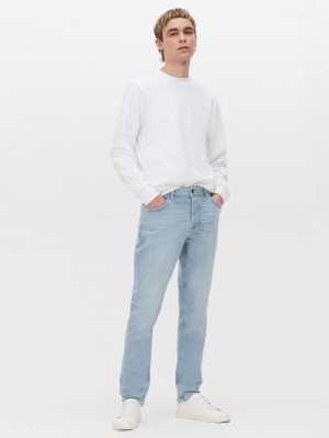 Primark Stretch Slim Fit Jeans Heren Lichtblauw | Nederland 67431-BRGK