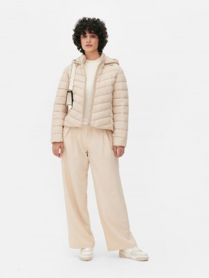 Primark Super Light Met Capuchon Gewatteerd Jas Dames Donkerroom | Nederland 47295-ZEJR