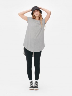 Primark Supersoft Longline T-shirts Dames Grijs | Nederland 35247-GRHZ