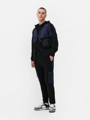 Primark Tech Color Block Joggingbroeken Heren Donkerblauw | Nederland 76308-LPBZ