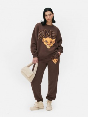 Primark The Lion King Printed Joggingbroeken Dames Bruin | Nederland 74618-WEST