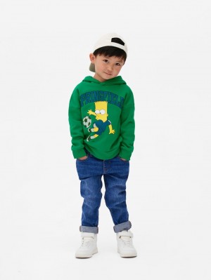 Primark The Simpsons Bart Hoodie Jongens Groen | Nederland 03821-QBUE