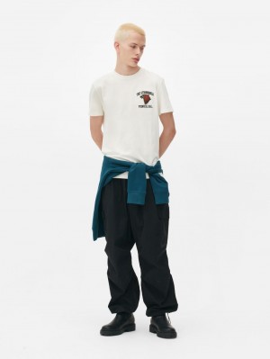Primark The Stronghold Grafische T-shirts Heren Wit | Nederland 05697-VMRQ