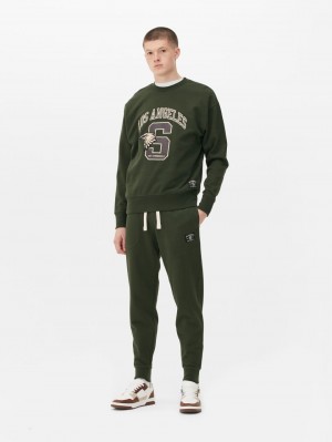 Primark The Stronghold Jersey Joggingbroeken Heren Olijfgroen | Nederland 06418-ELMR