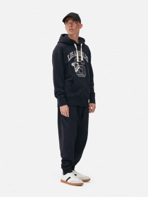 Primark The Stronghold LA Grafische Hoodie Heren Donkerblauw | Nederland 75869-AZHV
