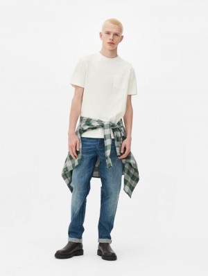 Primark The Stronghold Pocket T-shirts Heren Wit | Nederland 06259-AQYU