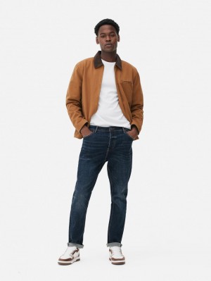Primark The Stronghold Rechtdoor Leg Jeans Heren Donkerblauw | Nederland 69825-LQCW